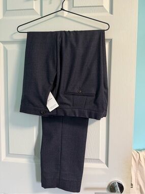 Reiss Men's Navy Dress Trousers – Tailored Slim Fit